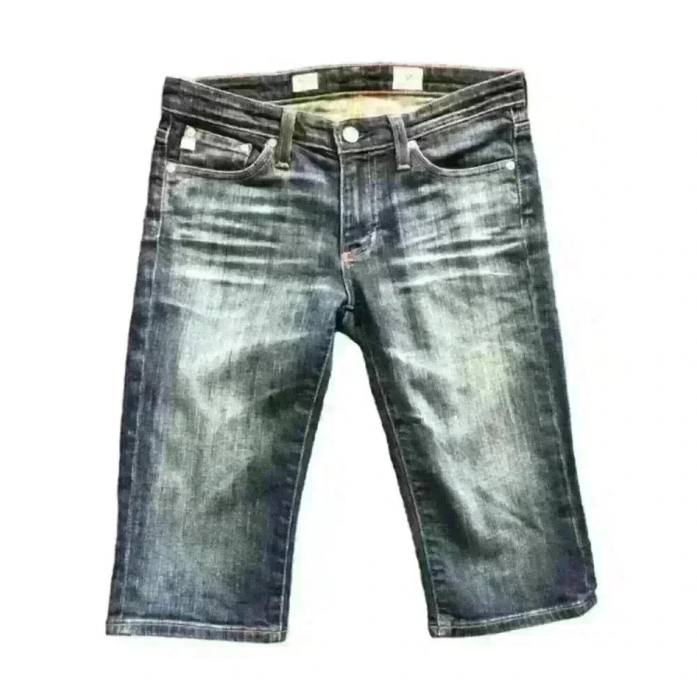 Ag Adriano Goldschmied Malibu Dark Wash Bermuda Length Short Size 26